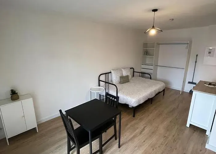 Grand 34m2 - Parking & Fibre - Proche Airbus Апартаменты *